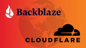 Hero image showing Backblaze and Cloudflare logos in front of a globe